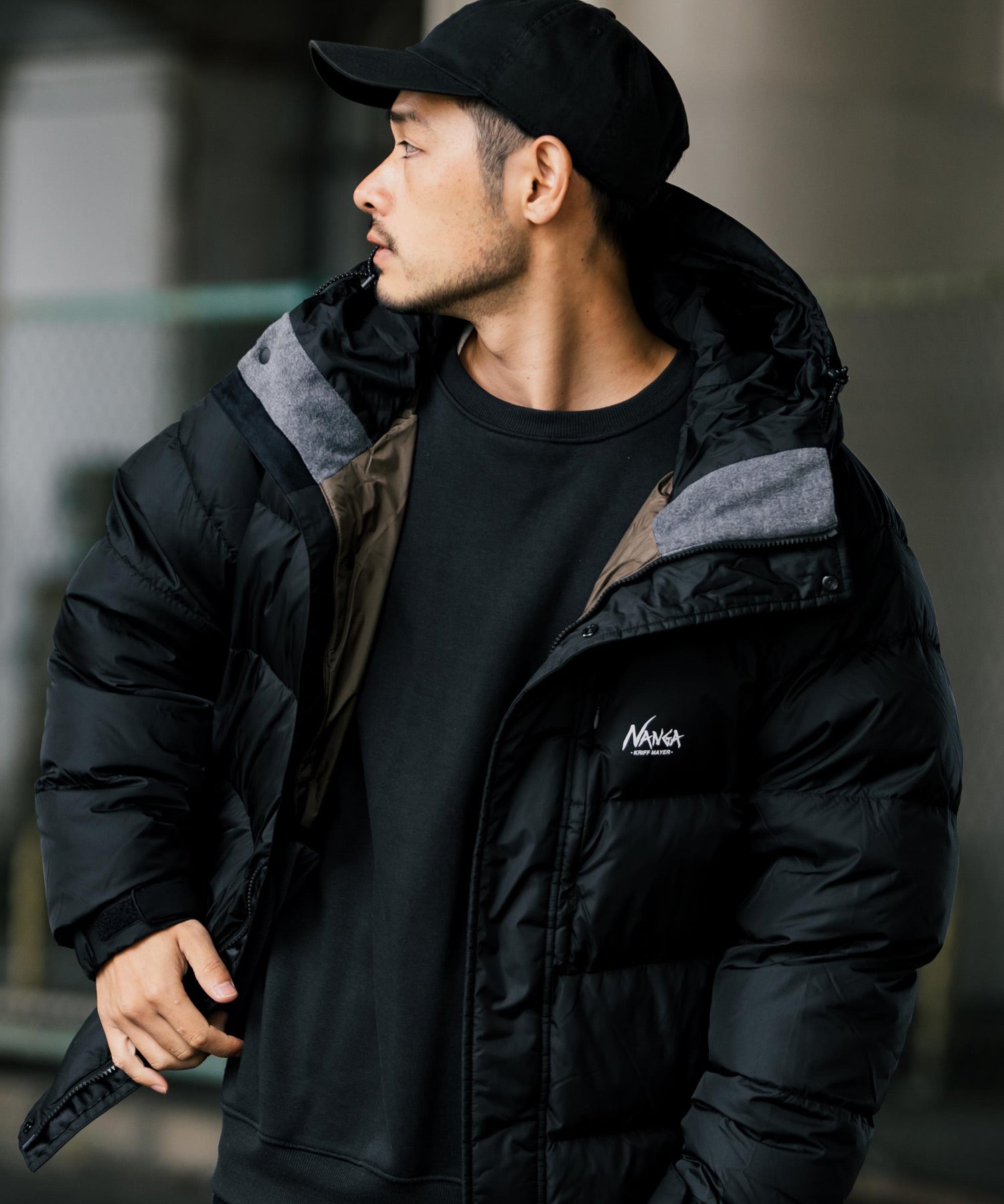 NANGA × KRIFF MAYER 別注コラボ レトロダウンジャケット ナンガ クリフメイヤー