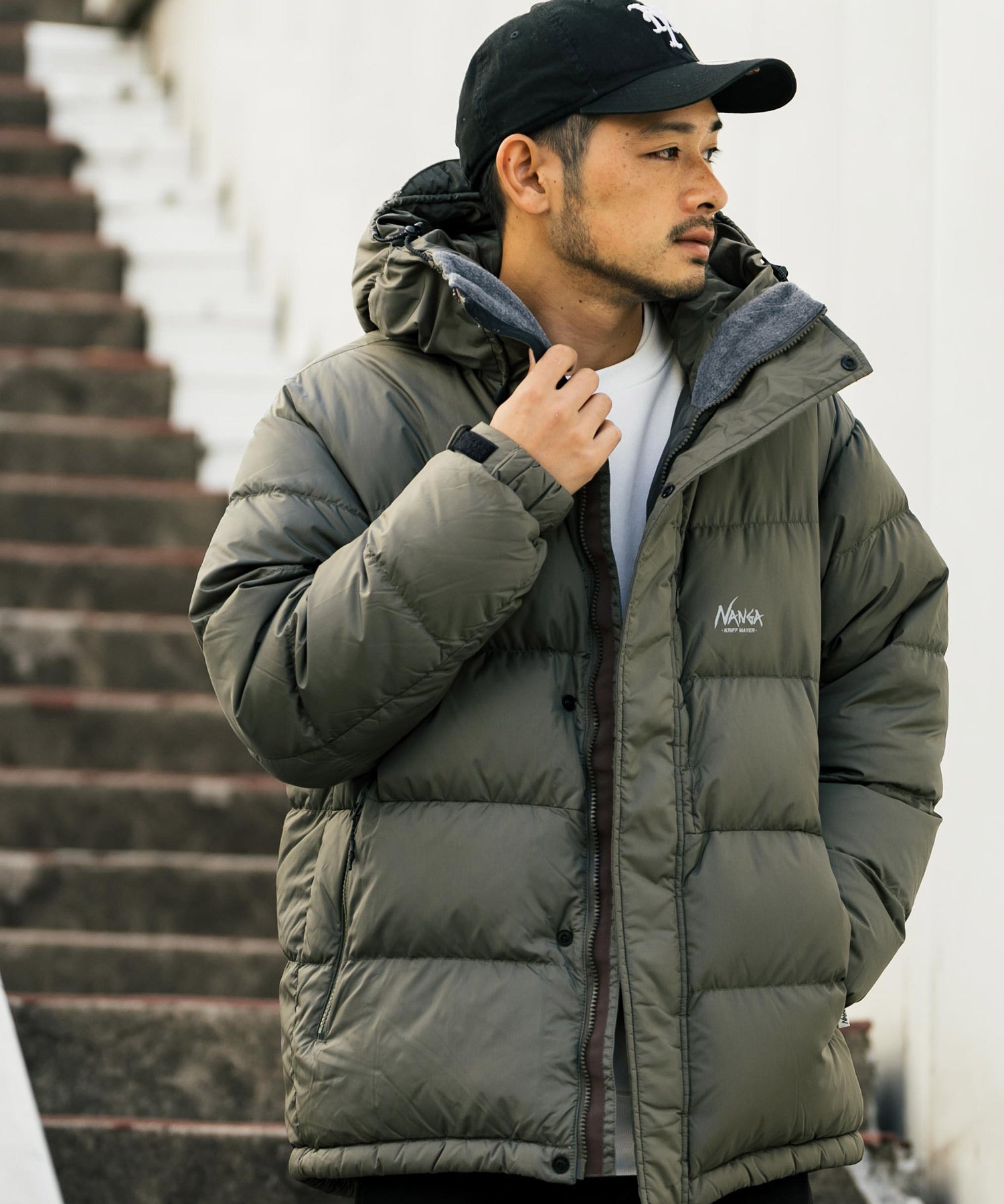 NANGA × KRIFF MAYER 別注コラボ レトロダウンジャケット ナンガ クリフメイヤー
