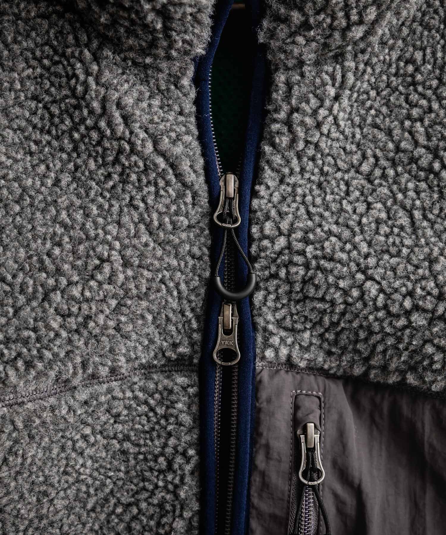 FIRST DOWN ファーストダウン BOA FLEECE JKT ロゴ刺繍タンブリングボアフリースジャケット F942021 14981