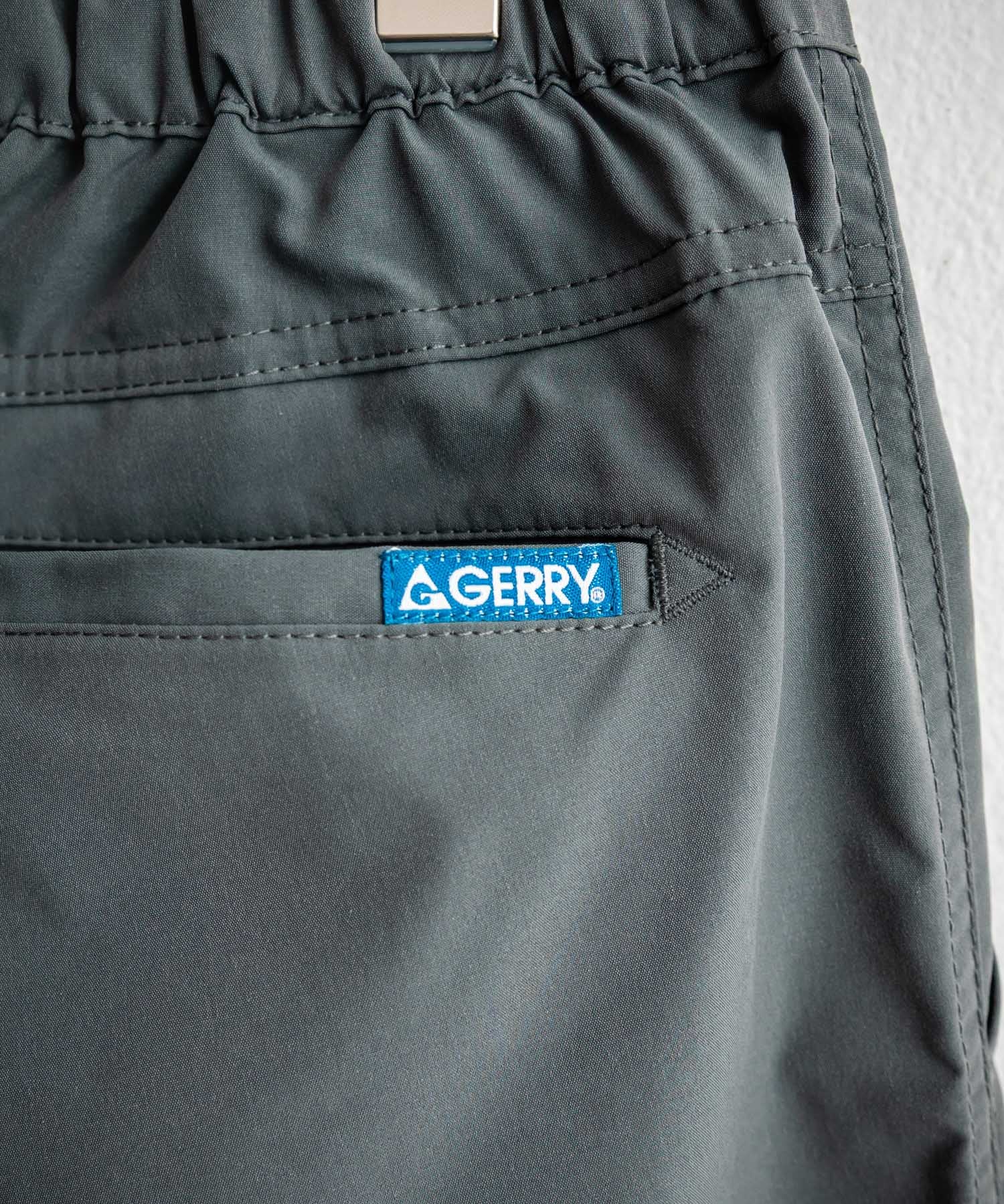 GERRY ジェリー 撥水 ストレッチ ワンポイントロゴ刺繍クライミングスリムジョガーパンツ 15114