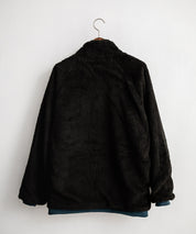 KRIFF MAYER クリフメイヤー 2WAY リバーシブルひっくりスタンドネックボアジャケット/ロゴ刺繍入りボアブルゾン 2514404 14796