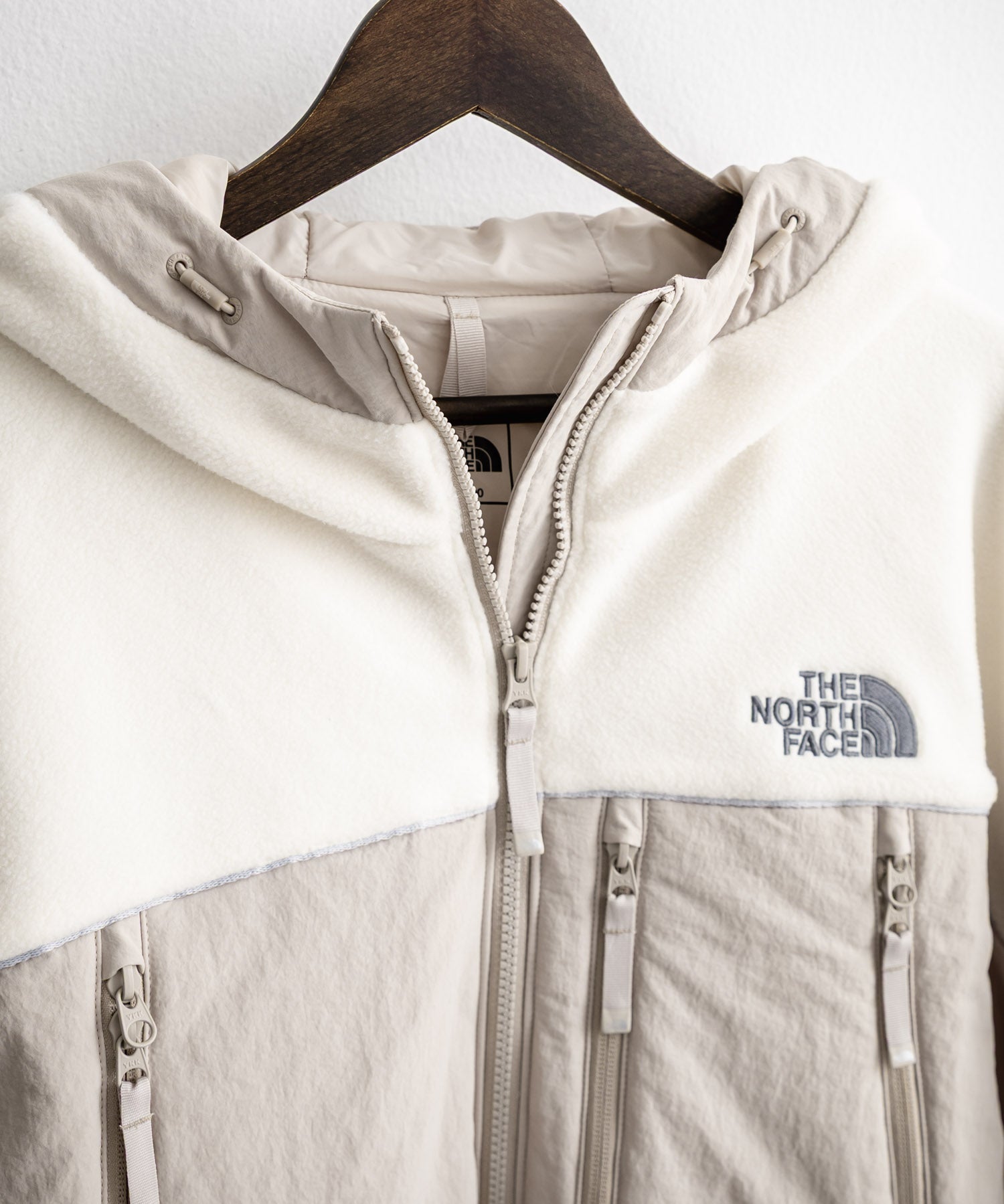 韓国店舗限定商品 THE NORTH FACE ザ・ノースフェイス M’S CRETA JACKET オーバーサイズロゴ刺繍ポーラテックラグランフリースジャケット 15457