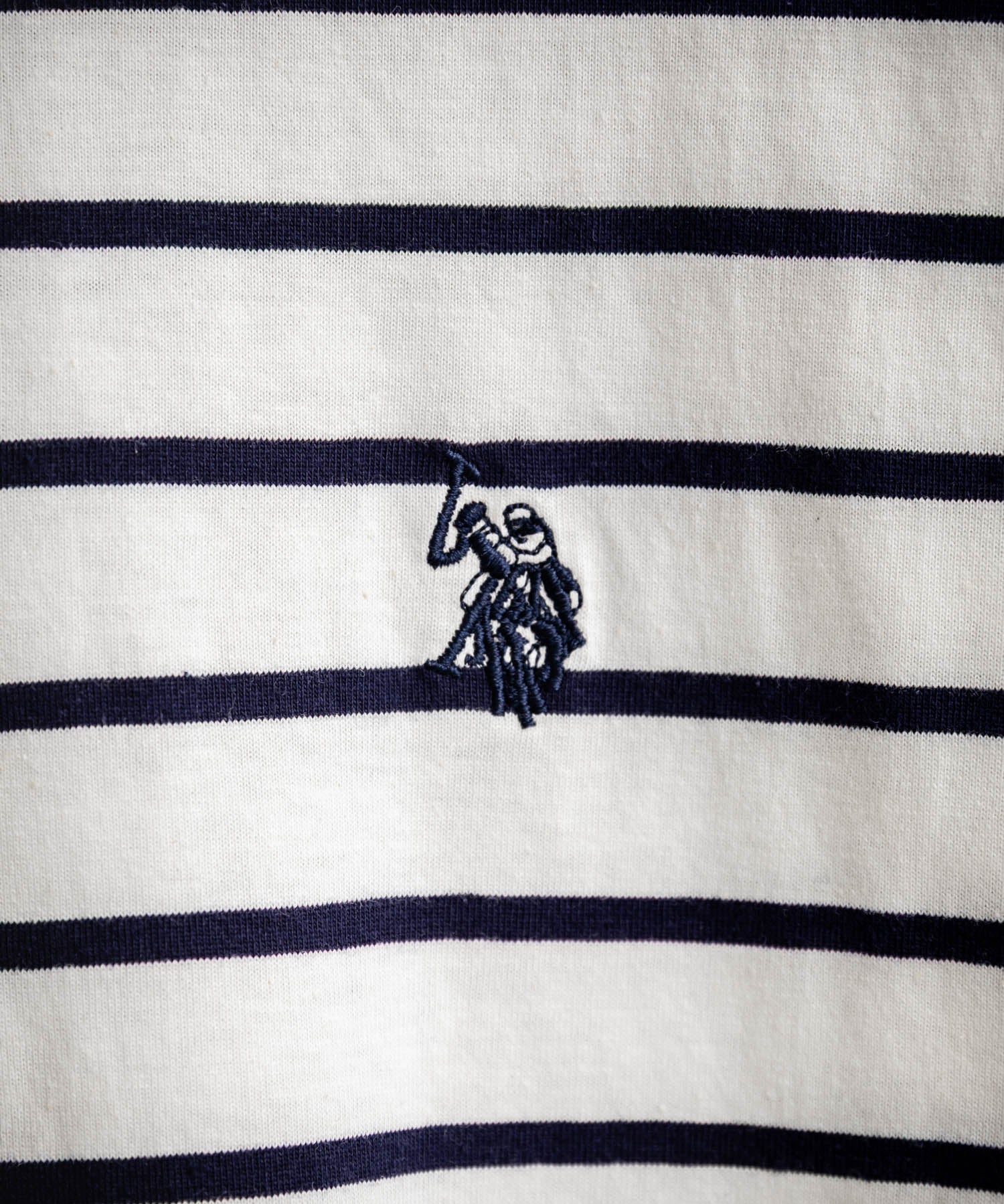 U.S.POLO ASSN. ユーエスポロアッスン バックプリント/無地/ボーダー オーバーサイズクルーショートスリーブTシャツ