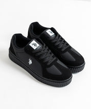 新色追加 U.S. POLO ASSN. ユーエスポロアッスン 厚底ボリュームソールコンビネーションレースアップスニーカー 14137