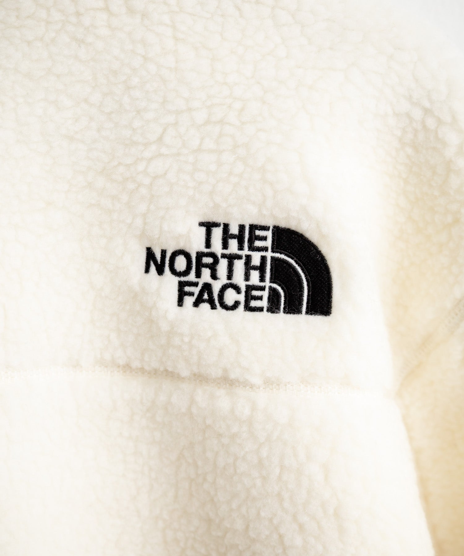 日本未展開モデル THE NORTH FACE ザ・ノースフェイス WHITE LABEL ホワイトレーベル 韓国限定 SHERPA FLEECE JACKET1 オーバーサイズワンポイントロゴ刺繍ボアジャケット 14659