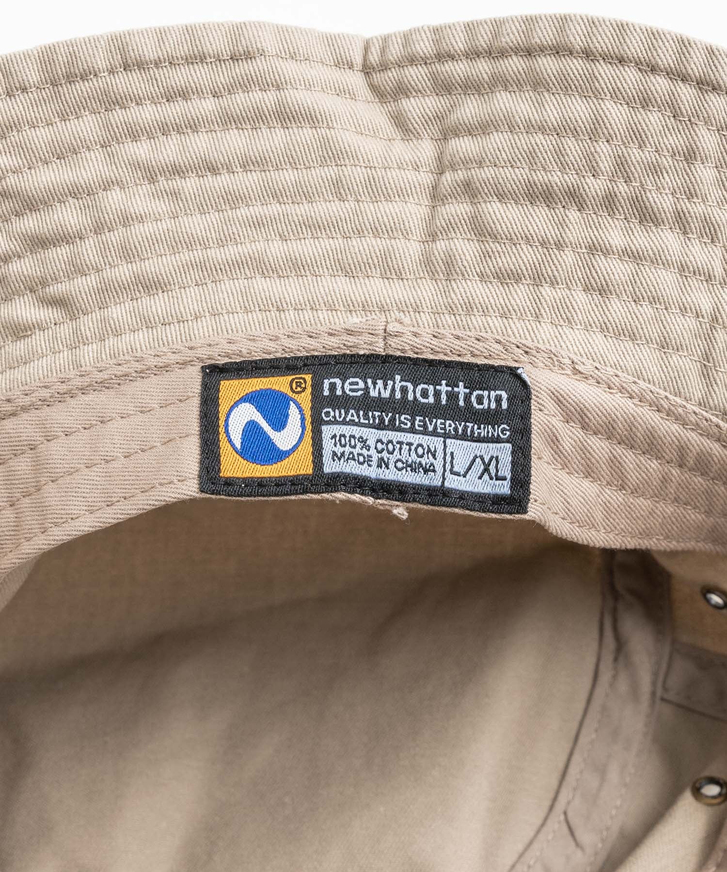 NEWHATTAN ニューハッタン Bucket Hat twill/ツイルバケットハット