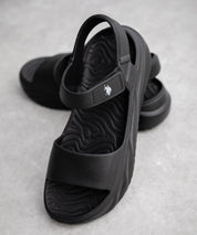 U.S. POLO ASSN. ユーエスポロアッスン W's 厚底ワンベルトサンダル/ハイソールスポーツサンダル 15816