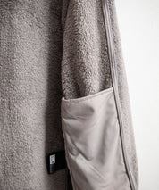 日本未展開モデル THE NORTH FACE ザ・ノースフェイス WHITE LABEL ホワイトレーベル COMFY ALPHA FLEECE ZIP UP ワンポイントロゴ刺繍ボアジャケット 15367