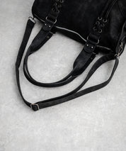 ヴィンテージ加工 PUレザー2WAYショルダーバッグ/ハンドバッグ 15509