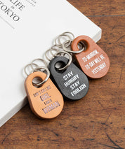 Butler Verner Sails 日本製 COWタグ レザーキーチャーム 12765