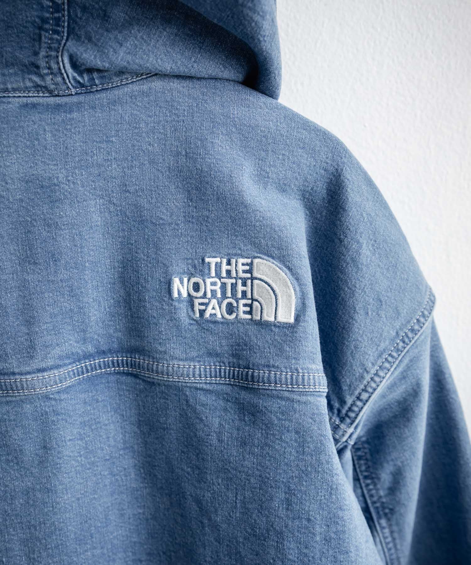 日本未展開モデル THE NORTH FACE WHITE LABEL ホワイトレーベル ザ・ノースフェイス BRIS DENIM JACKET デニムパーカー/デニムジャケット 16380