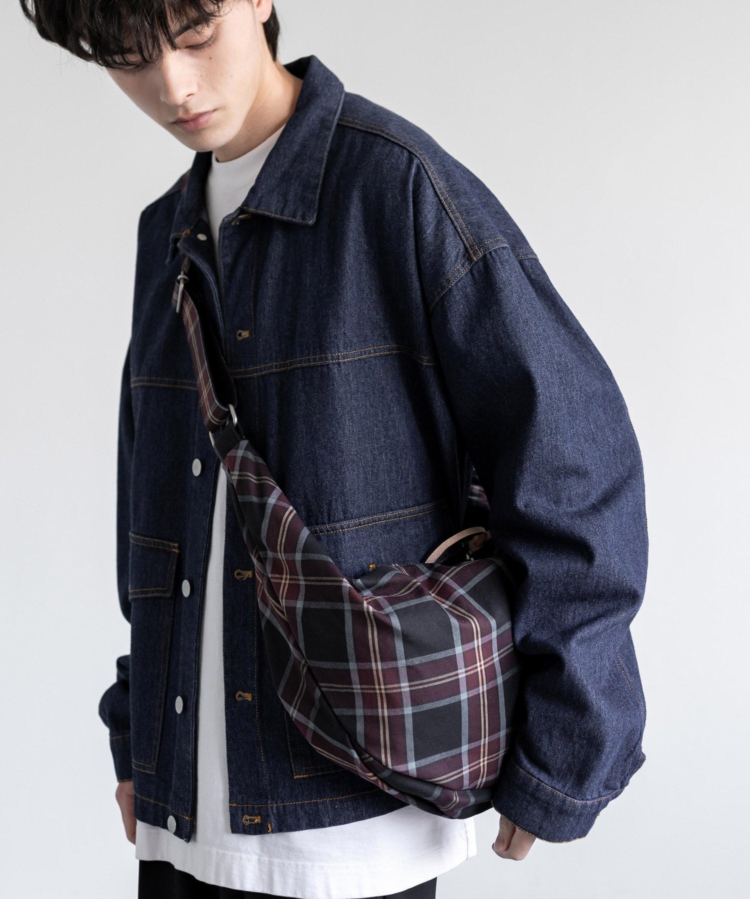 Butler Verner Sails バトラーバーナーセイルズ 日本製 国産 チェックビッグショルダー JA-2829 13221