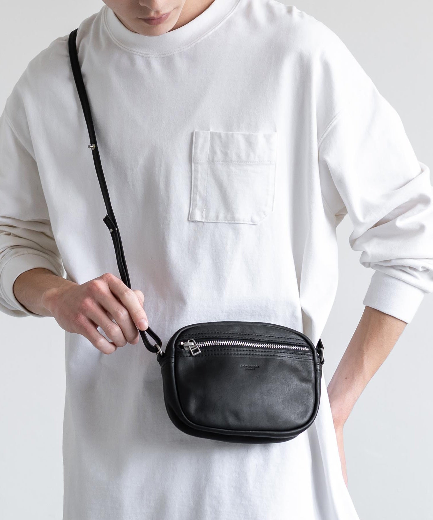 Butler Verner Sails バトラーバーナーセイルズ 日本製国産 ホースレザーシンプルミニショルダー JA-2828 13222