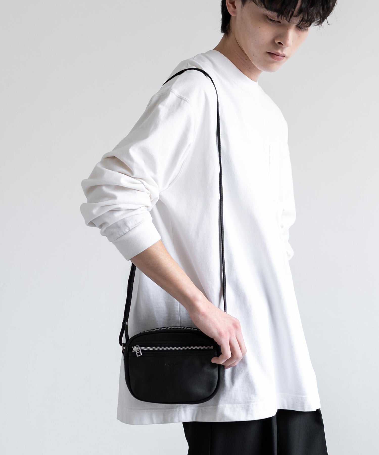 Butler Verner Sails バトラーバーナーセイルズ 日本製国産 ホースレザーシンプルミニショルダー JA-2828 13222