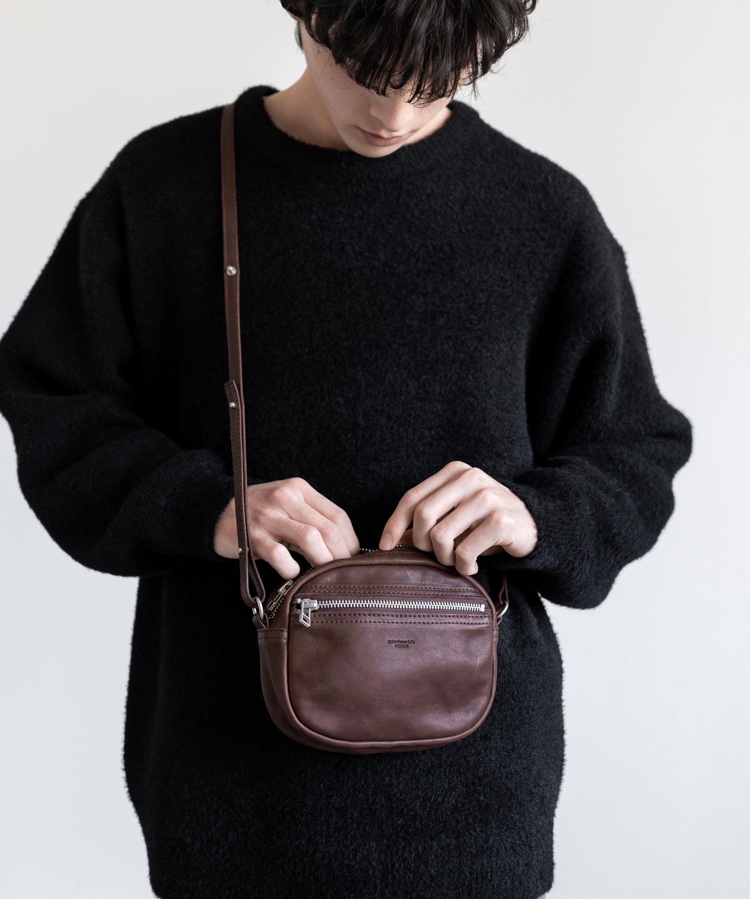 Butler Verner Sails バトラーバーナーセイルズ 日本製国産 ホースレザーシンプルミニショルダー JA-2828 13222