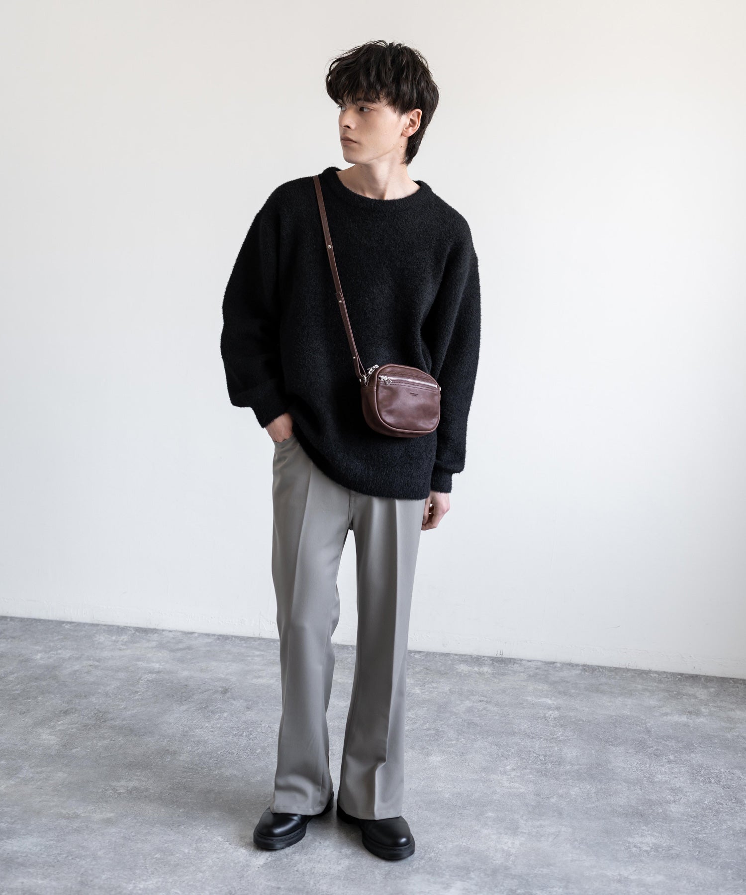 Butler Verner Sails バトラーバーナーセイルズ 日本製国産 ホースレザーシンプルミニショルダー JA-2828 13222