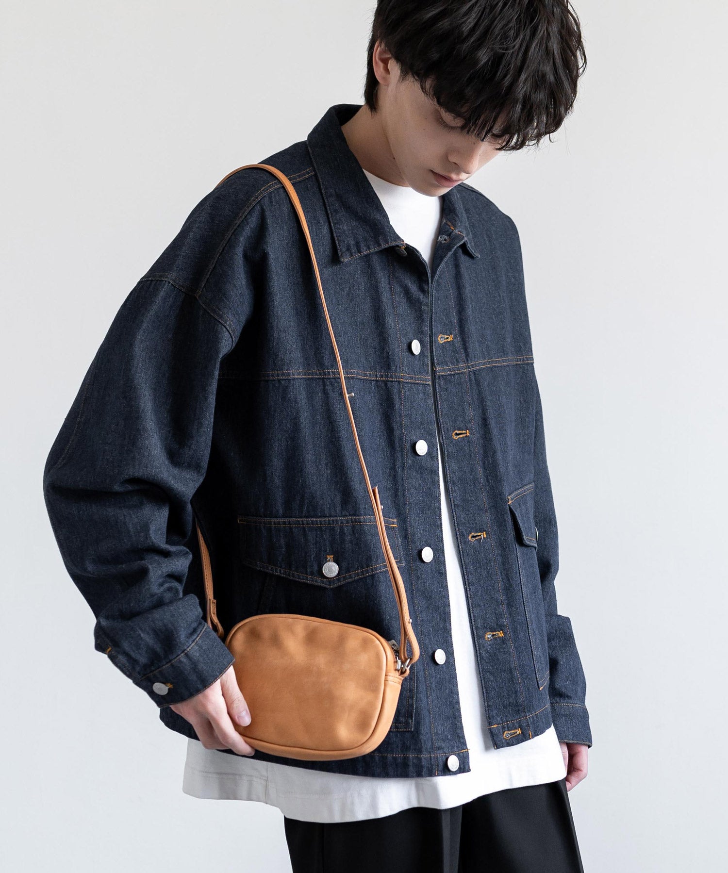 Butler Verner Sails バトラーバーナーセイルズ 日本製国産 ホースレザーシンプルミニショルダー JA-2828 13222