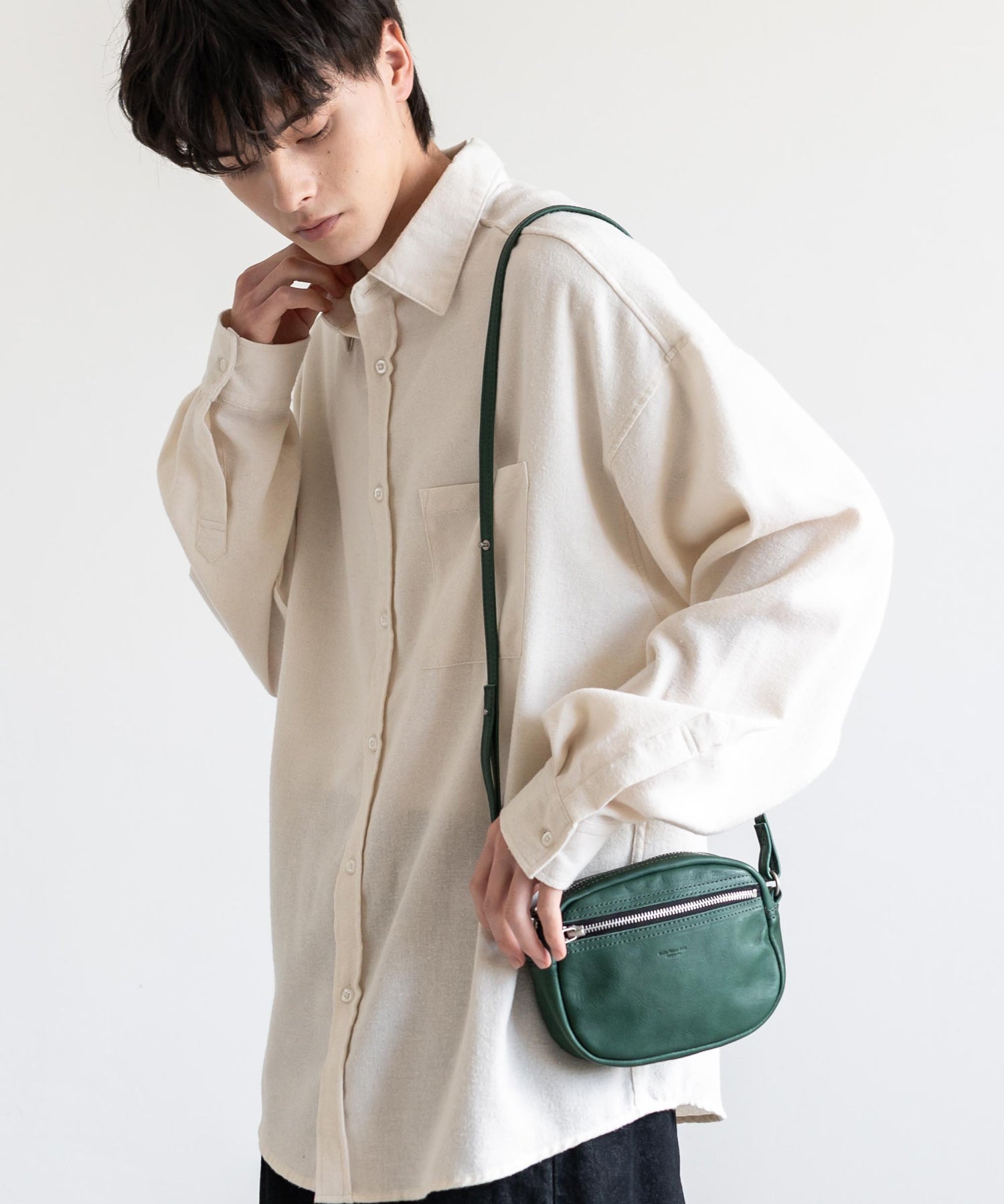 Butler Verner Sails バトラーバーナーセイルズ 日本製国産 ホースレザーシンプルミニショルダー JA-2828 13222