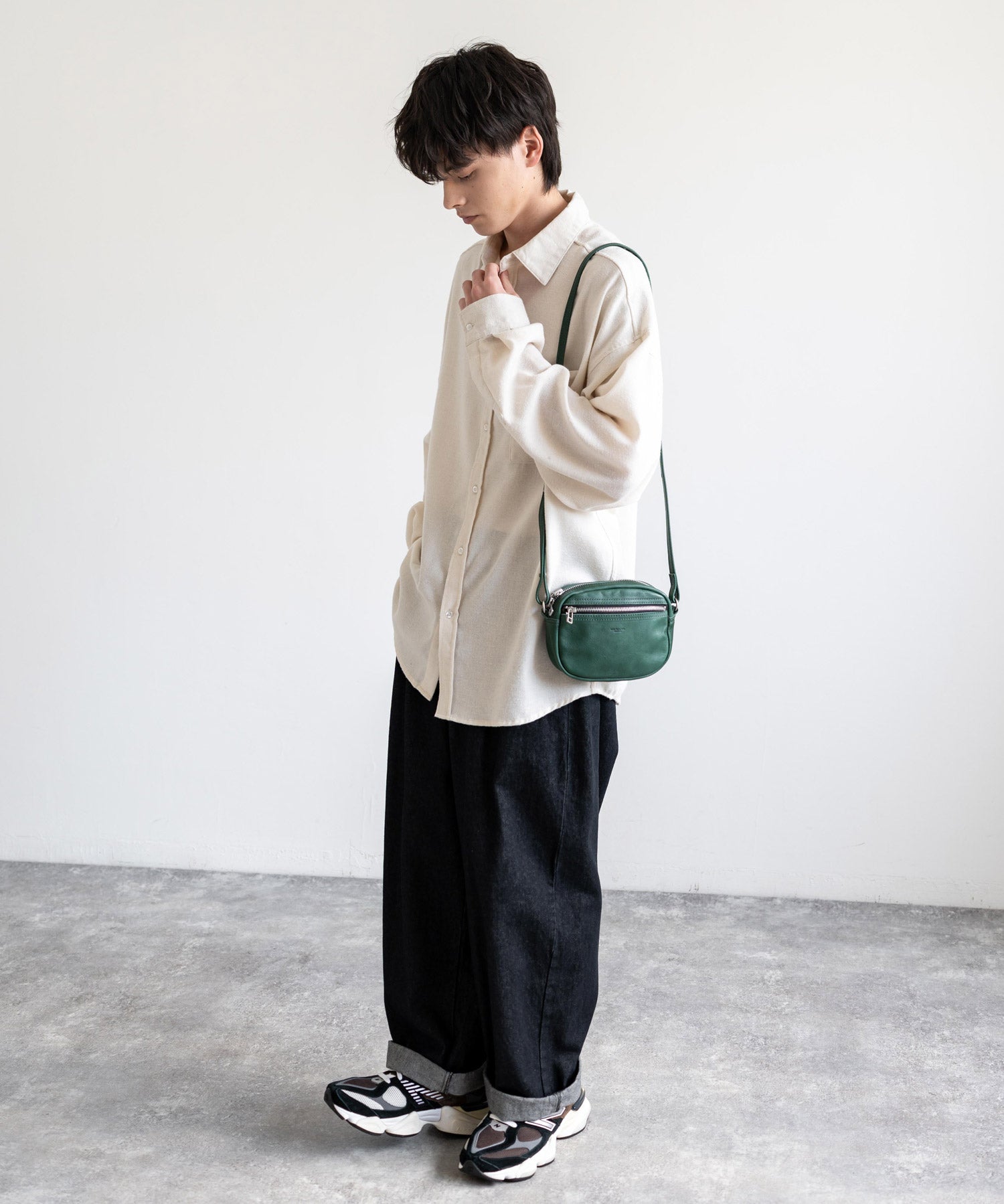 Butler Verner Sails バトラーバーナーセイルズ 日本製国産 ホースレザーシンプルミニショルダー JA-2828 13222