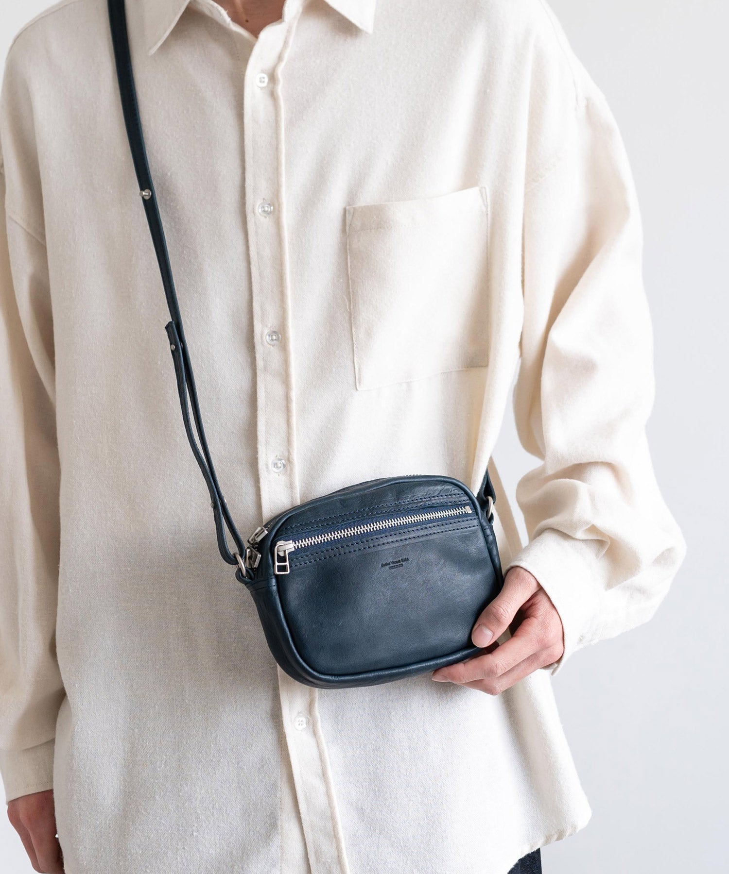 Butler Verner Sails バトラーバーナーセイルズ 日本製国産 ホースレザーシンプルミニショルダー JA-2828 13222