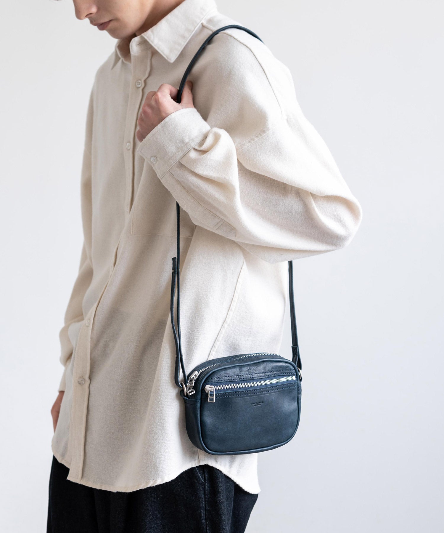 Butler Verner Sails バトラーバーナーセイルズ 日本製国産 ホースレザーシンプルミニショルダー JA-2828 13222