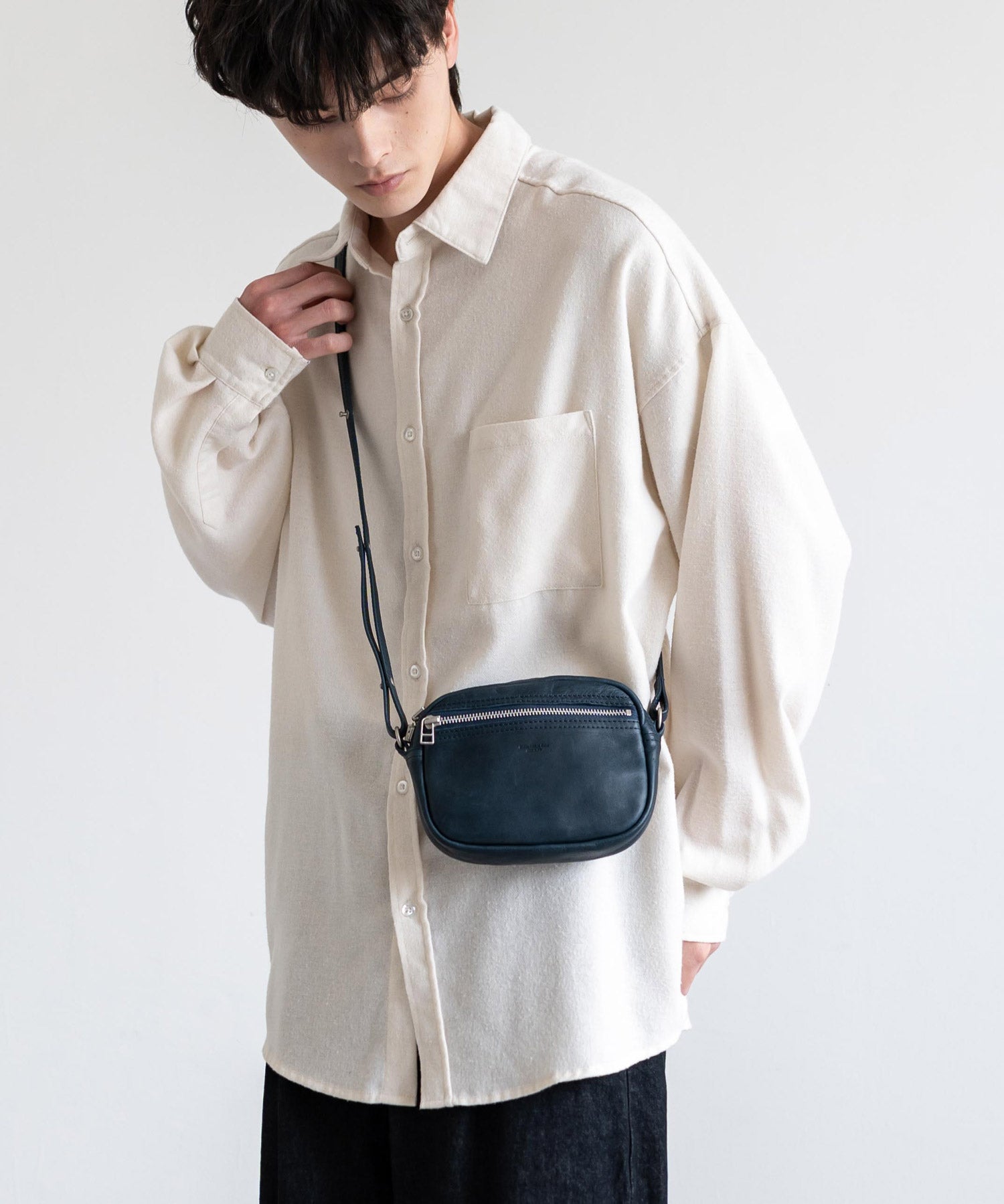 Butler Verner Sails バトラーバーナーセイルズ 日本製国産 ホースレザーシンプルミニショルダー JA-2828 13222