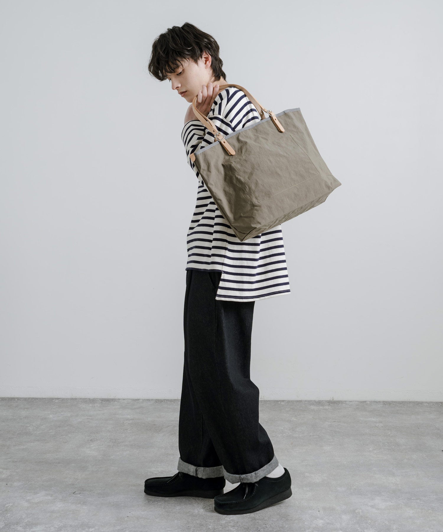 Butler Verner Sails バトラーバーナーセイルズ 日本製 国産 ザックナイロンレザーハンドルトートバッグ JB-2837 13274