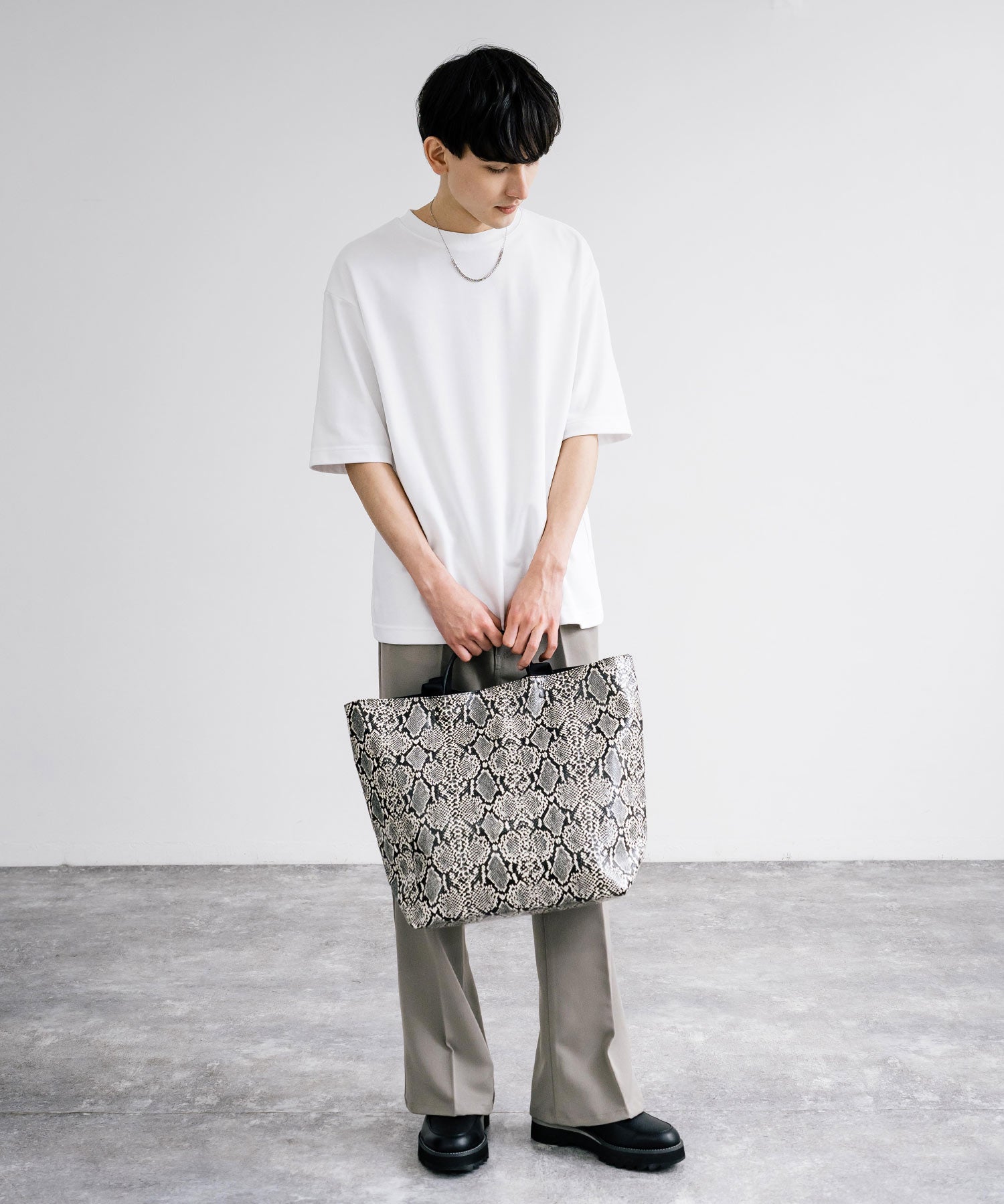 Butler Verner Sails バトラーバーナーセイルズ 日本製 国産 スネーク柄2WAYトートバッグ JI-2854 13473