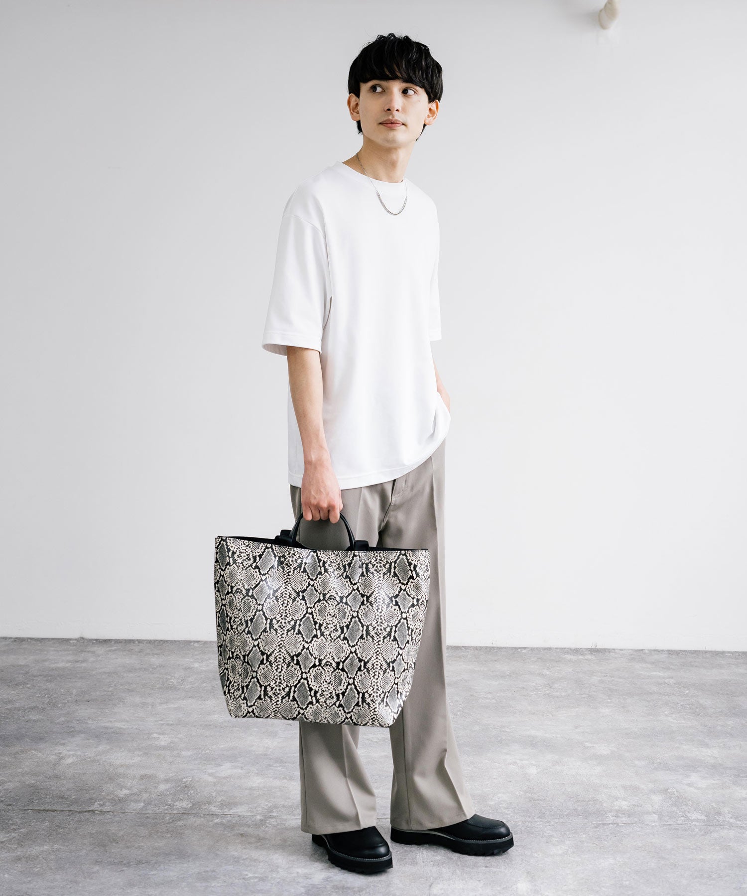 Butler Verner Sails バトラーバーナーセイルズ 日本製 国産 スネーク柄2WAYトートバッグ JI-2854 13473