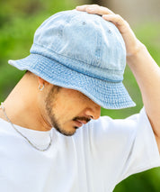 NEWHATTAN ニューハッタン Metro Hat denim デニムメトロハット