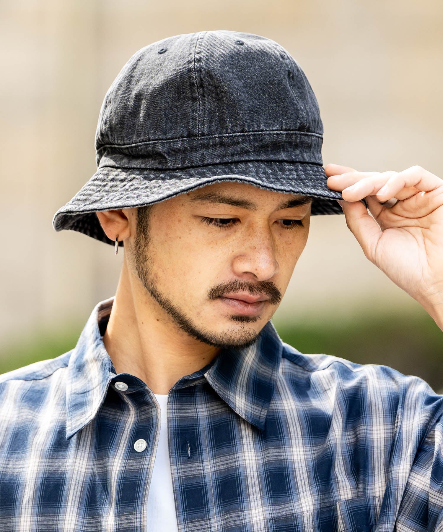 NEWHATTAN ニューハッタン Metro Hat denim デニムメトロハット