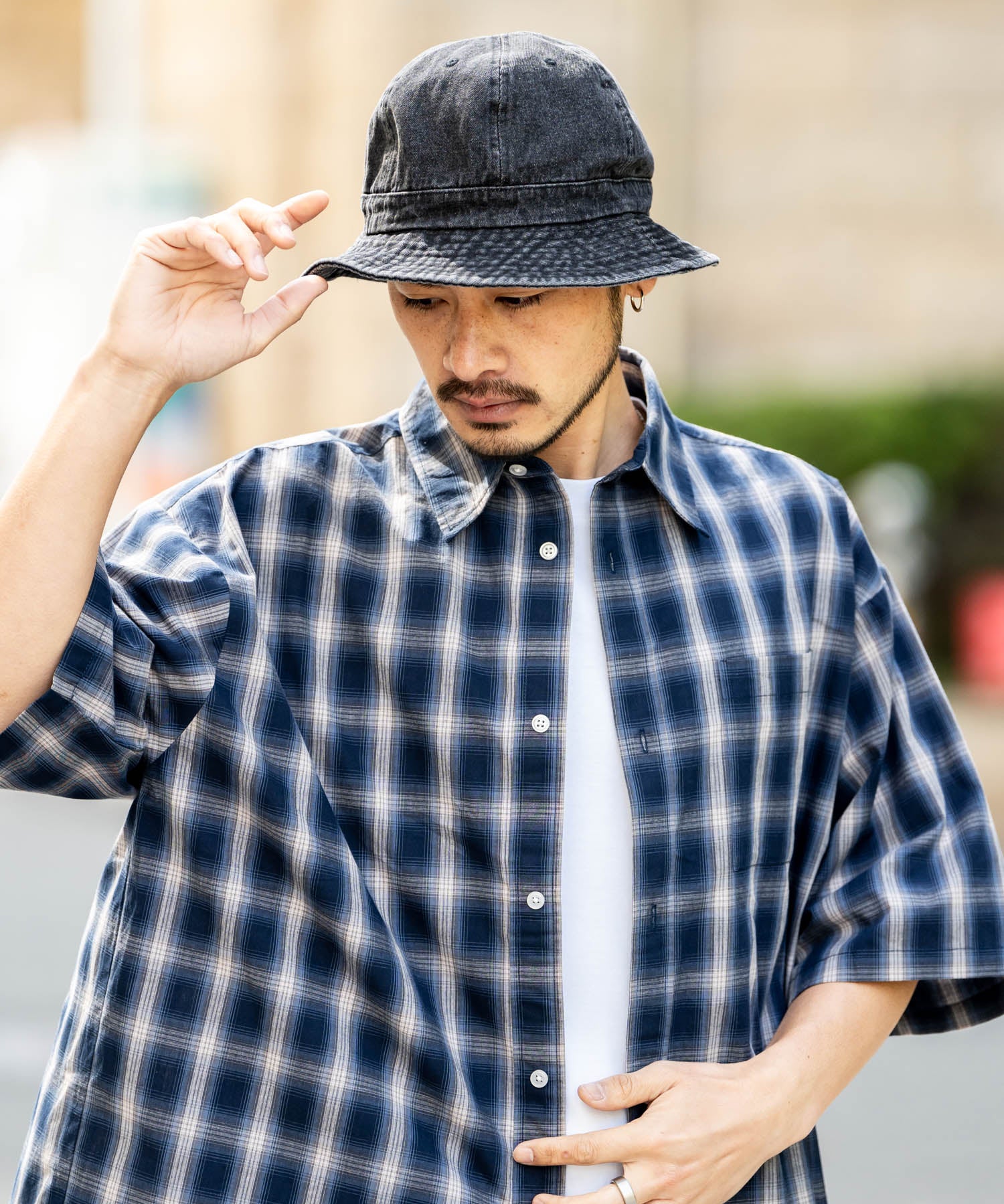 NEWHATTAN ニューハッタン Metro Hat denim デニムメトロハット