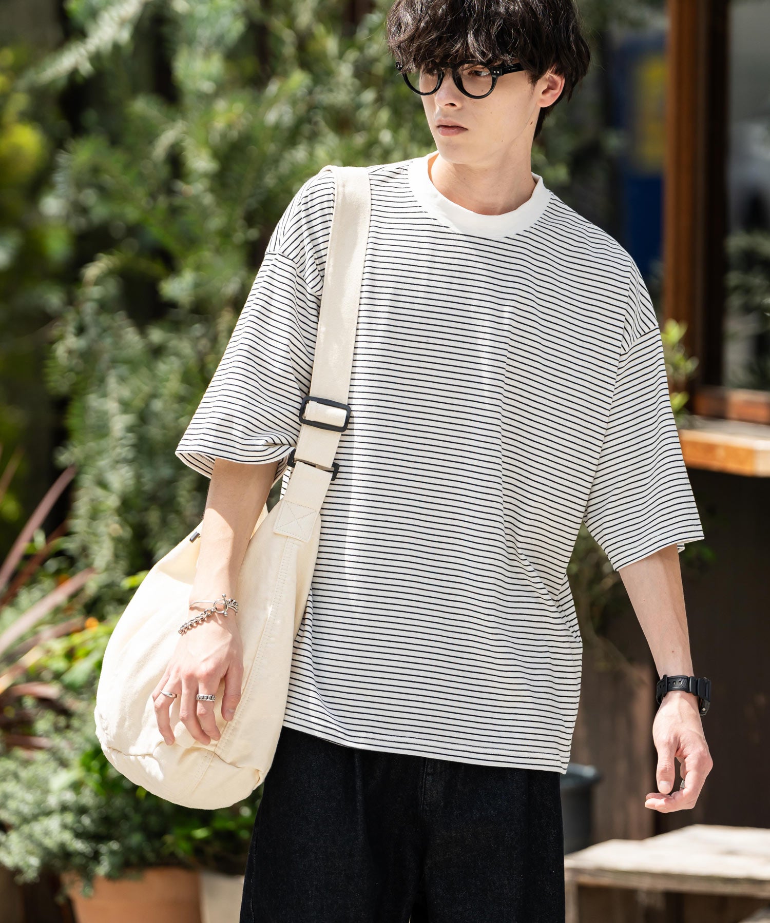 ビッグキャンバスショルダーバッグ 13629