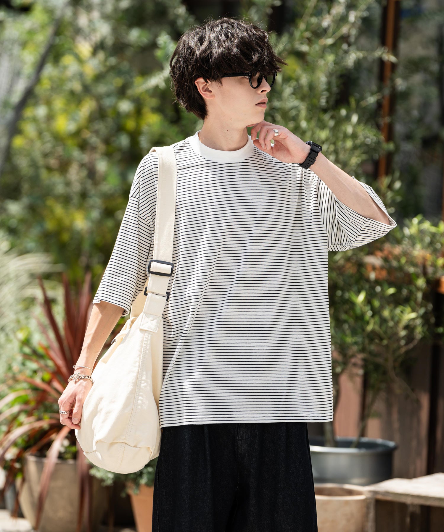 ビッグキャンバスショルダーバッグ 13629