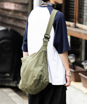 ビッグキャンバスショルダーバッグ 13629