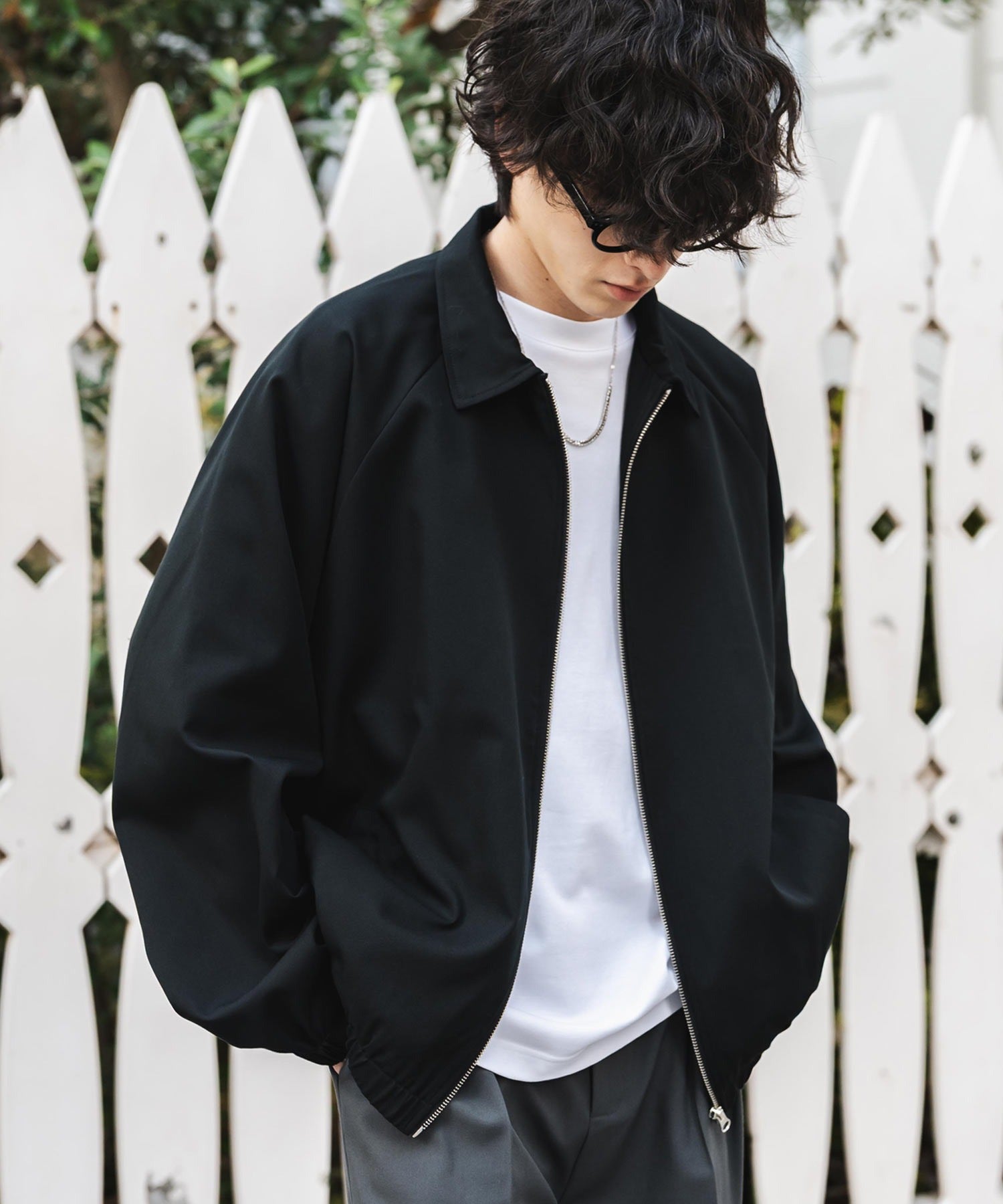 skep ショートブルゾン　黒 変形ショートブルゾン：黒［JK13BZBK］ | skep-online shop