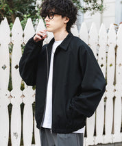 オーバーサイズドルマンスリーブショートブルゾン 13724