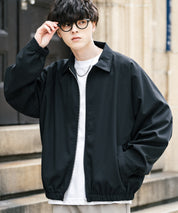 オーバーサイズドルマンスリーブショートブルゾン 13724