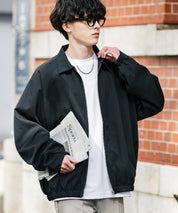 オーバーサイズドルマンスリーブショートブルゾン 13724