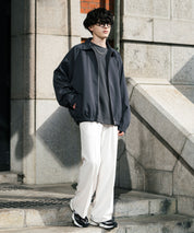 オーバーサイズドルマンスリーブショートブルゾン 13724