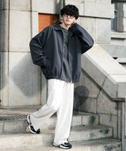 オーバーサイズドルマンスリーブショートブルゾン 13724