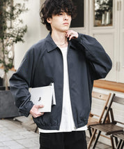 オーバーサイズドルマンスリーブショートブルゾン 13724