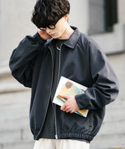 オーバーサイズドルマンスリーブショートブルゾン 13724