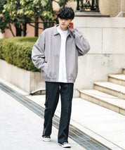 オーバーサイズドルマンスリーブショートブルゾン 13724