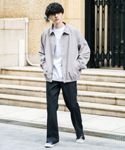 オーバーサイズドルマンスリーブショートブルゾン 13724