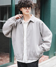 オーバーサイズドルマンスリーブショートブルゾン 13724