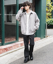 オーバーサイズドルマンスリーブショートブルゾン 13724