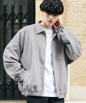 オーバーサイズドルマンスリーブショートブルゾン 13724