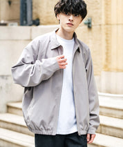 オーバーサイズドルマンスリーブショートブルゾン 13724