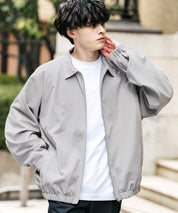 オーバーサイズドルマンスリーブショートブルゾン 13724